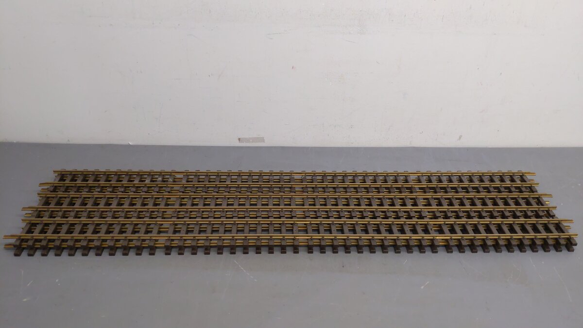 LGB 10610 G Gauge 48" Straight Track Sections (6) EX