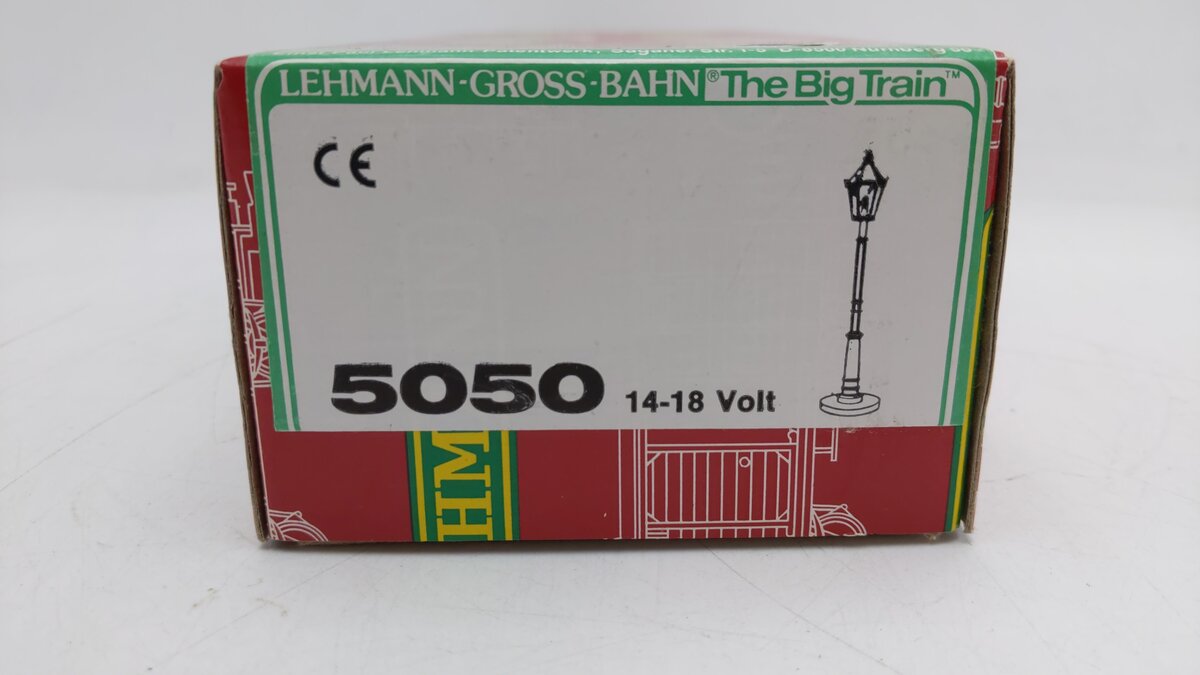 LGB 5050 G Scale Nostalgic Street Lantern Post 14 - 18 Volt LN/Box