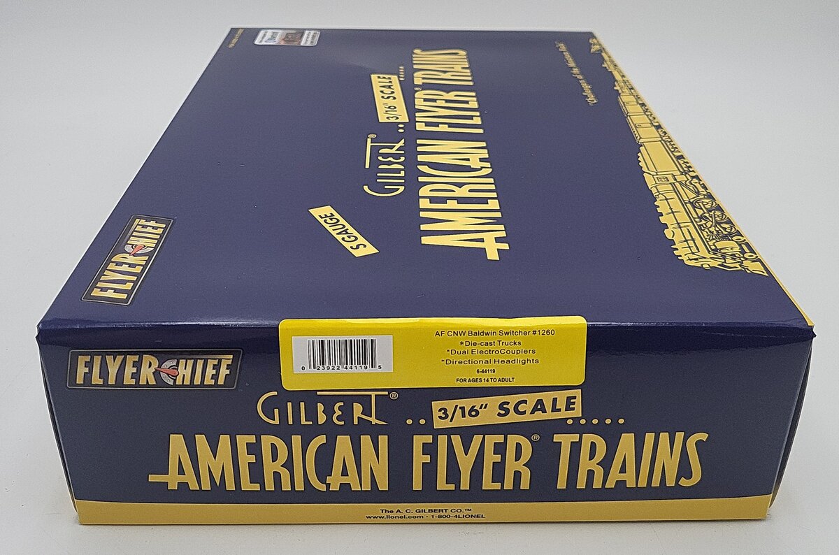 American Flyer 6-44119 S Gauge Chicago & North Western Diesel Locomotive #1260 NIB