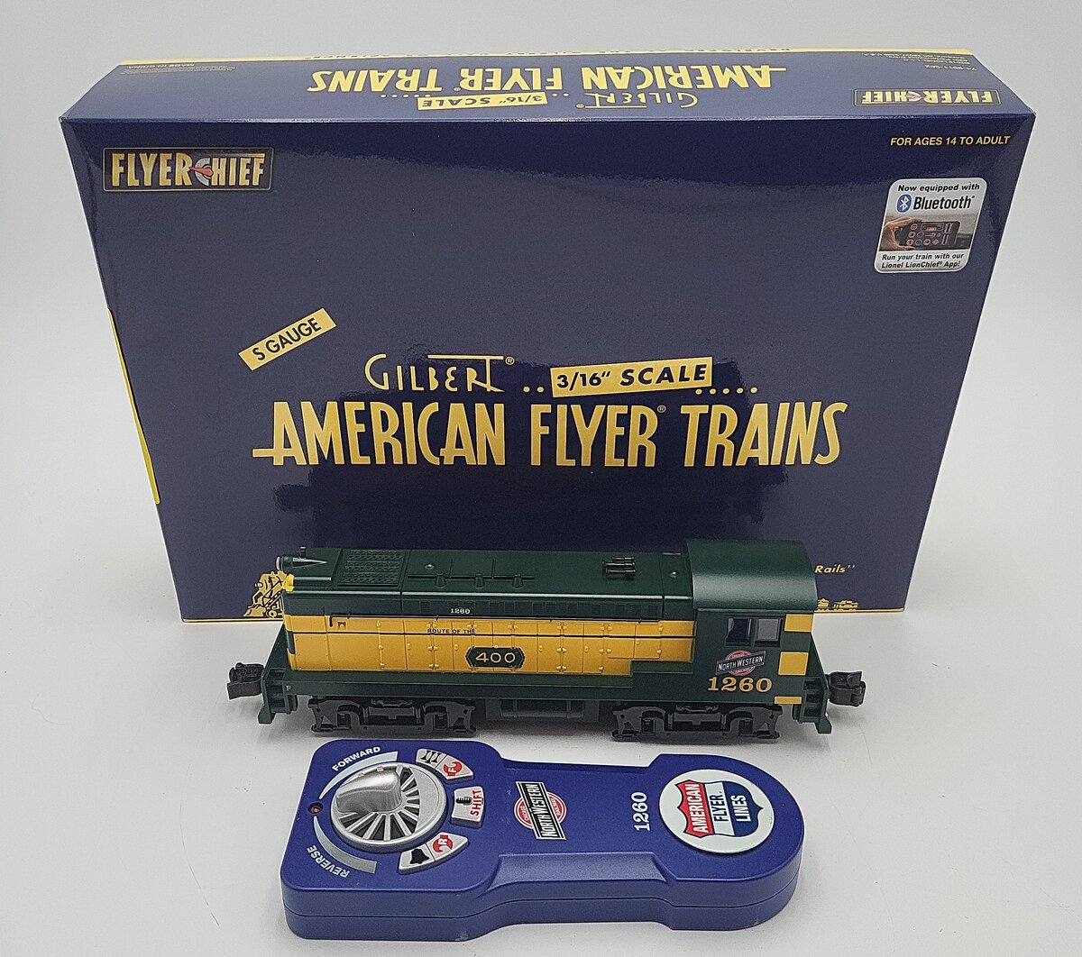 American Flyer 6-44119 S Gauge Chicago & North Western Diesel Locomotive #1260 NIB