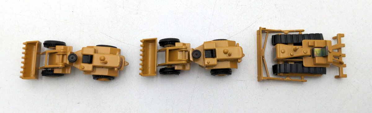 NZG 112 & 120 1:87 Scale CAT Dozer & Wheel Loaders Set of 3 LN/Box