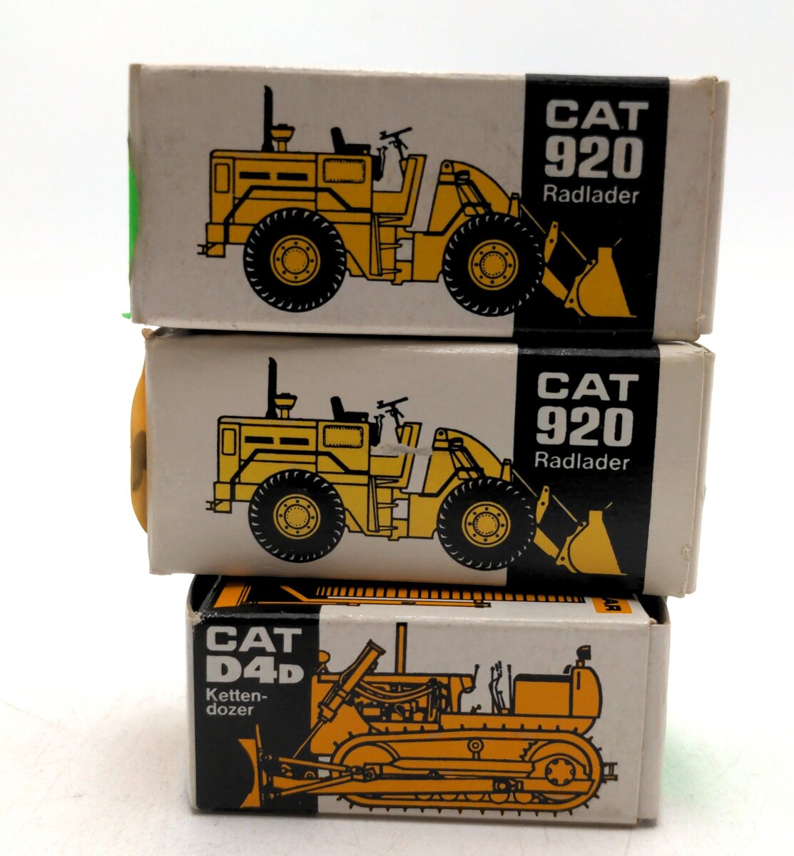 NZG 112 & 120 1:87 Scale CAT Dozer & Wheel Loaders Set of 3 LN/Box