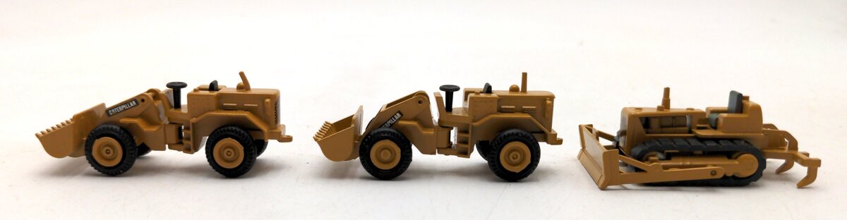 NZG 112 & 120 1:87 Scale CAT Dozer & Wheel Loaders Set of 3 LN/Box