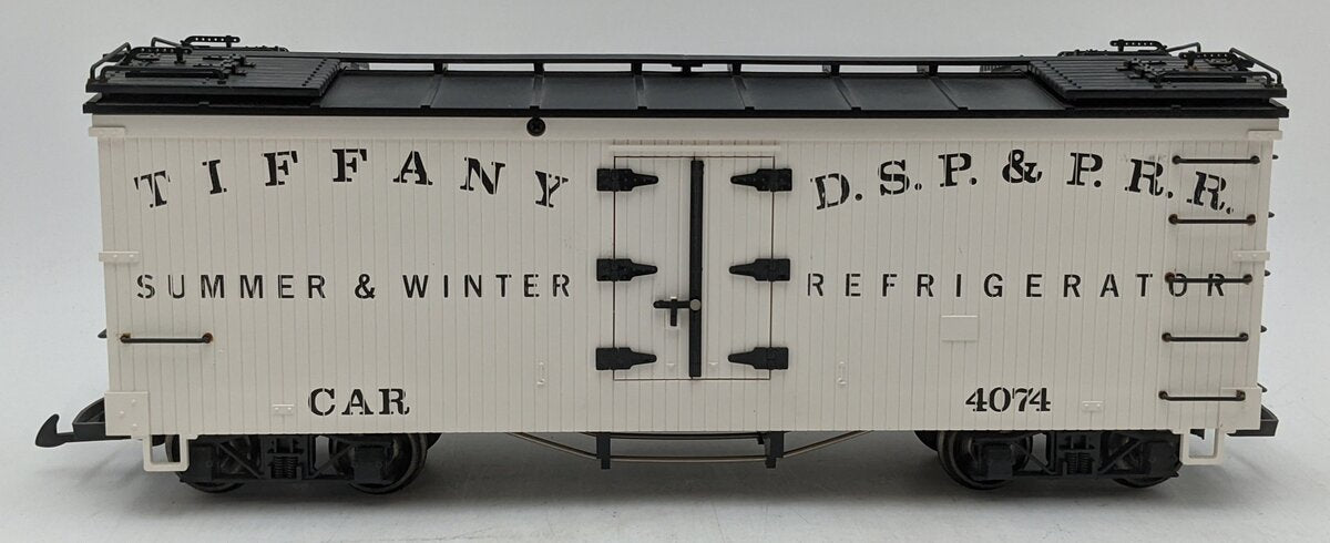 LGB 4074-B02 G Scale Denver, South Park and Pacific Reefer Car (Metal Wheels) LN/Box