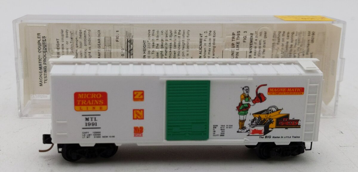 Micro-Trains 02000086 N Scale Micro-Trains Line Standard Box Car #1991 LN/Box