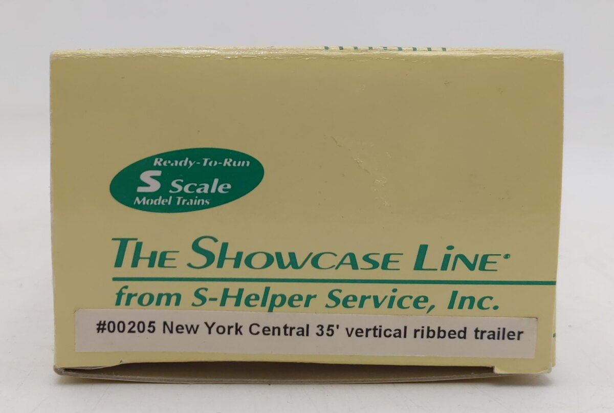 S-Helper 00205 S Scale New York Central 35' Vertical Ribbed Trailer LN/Box