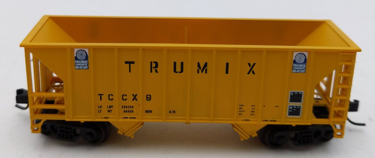 Walthers 932-50138 N Greenville  Trumix 100T 2 Bay Hopper LN/Box