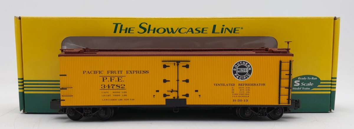 S-Helper 00499 S Gauge Southern Pacific PFE Reefer Car #34782 EX/Box
