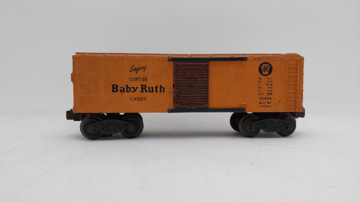 Lionel X2454 Vintage O Baby Ruth Railroad Boxcar VG
