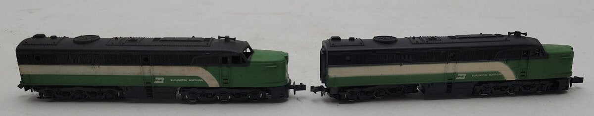 Con-Cor Burlington Northern Powered & Unpowered AA Units Diesel Locomotives EX