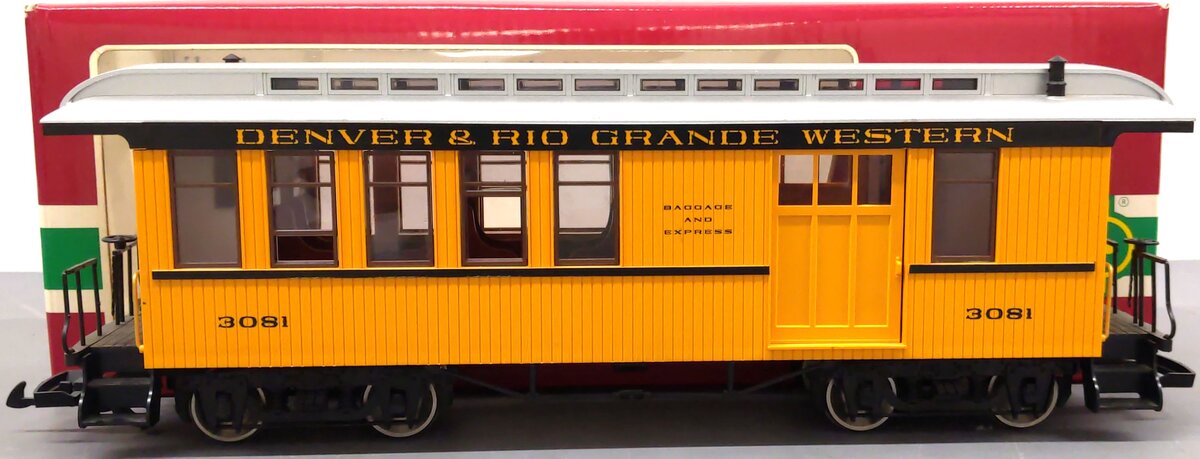 LGB 3081 G Denver & Rio Grande Western Passenger Car - Metal Wheels EX/Box