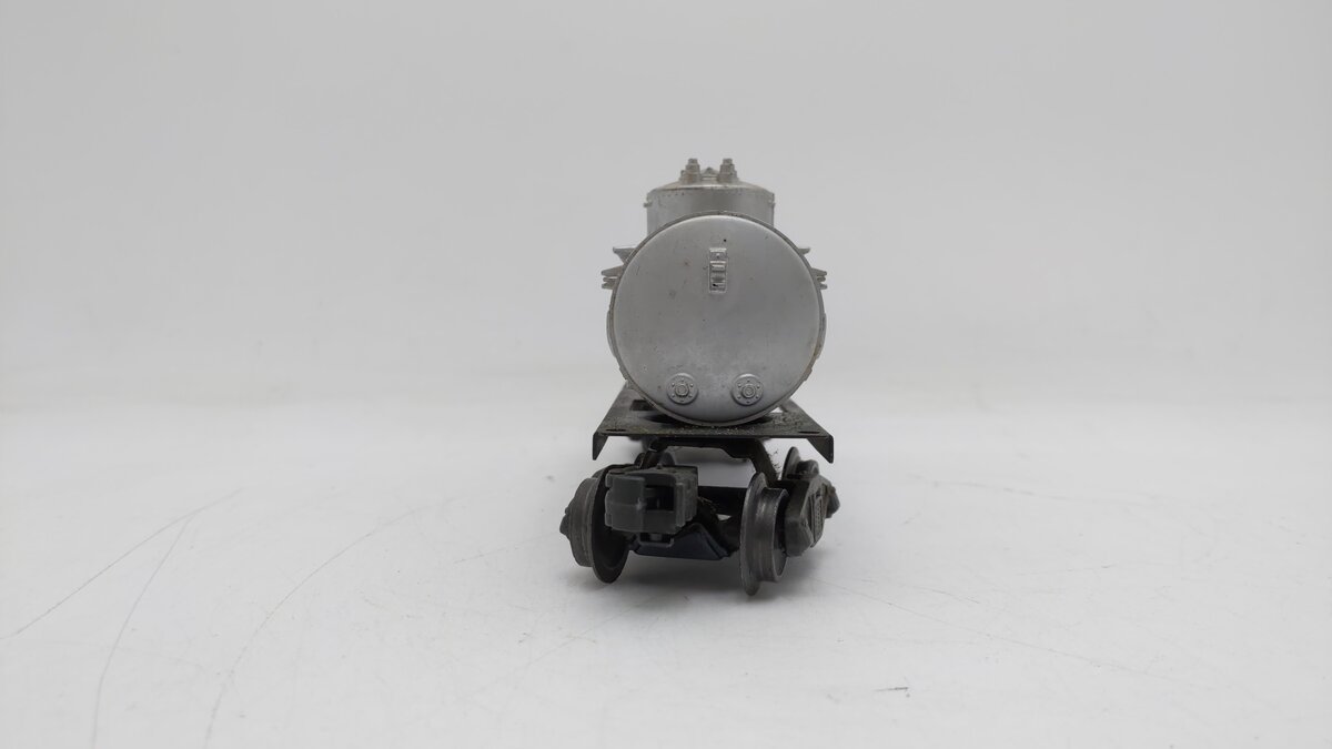 Lionel 6465 Vintage O Silver Sunoco Double Dome Tank Car w/ Steps EX
