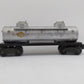Lionel 6465 Vintage O Silver Sunoco Double Dome Tank Car w/ Steps EX