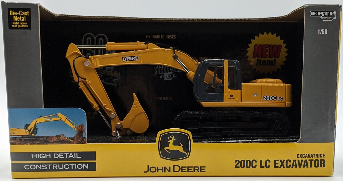 Ertl 15706 1:50 John Deere 200C LC Excavator NIB