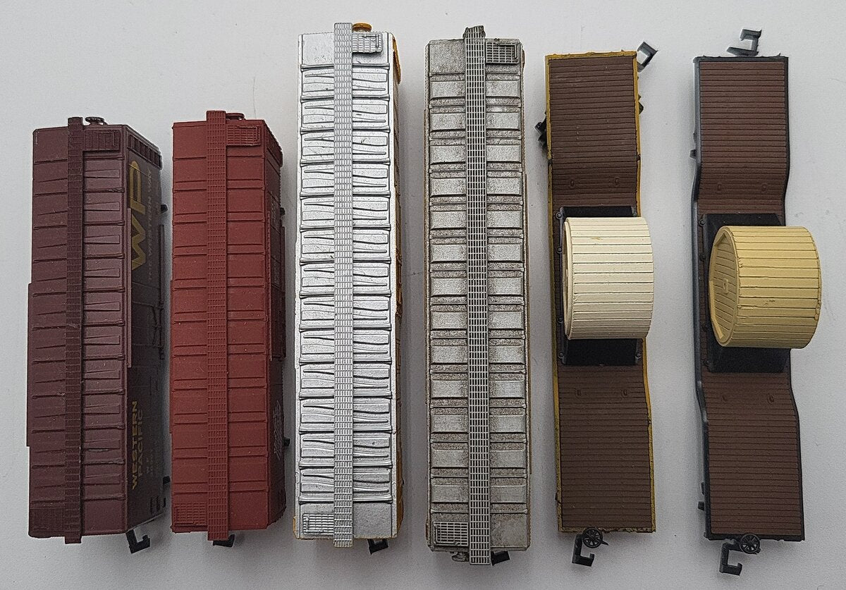 Atlas & Other N Scale Assorted Freight Cars: 30552, 310820, 11503, 20201 [6] EX