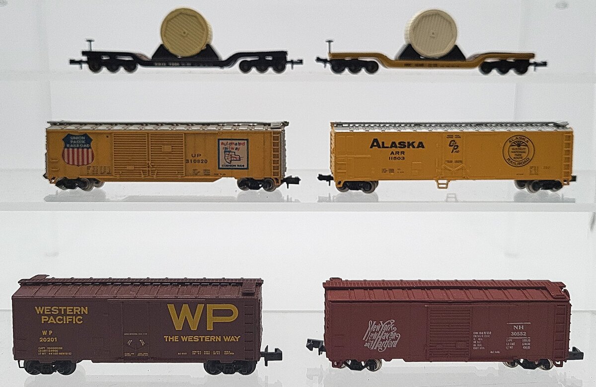 Atlas & Other N Scale Assorted Freight Cars: 30552, 310820, 11503, 20201 [6] EX