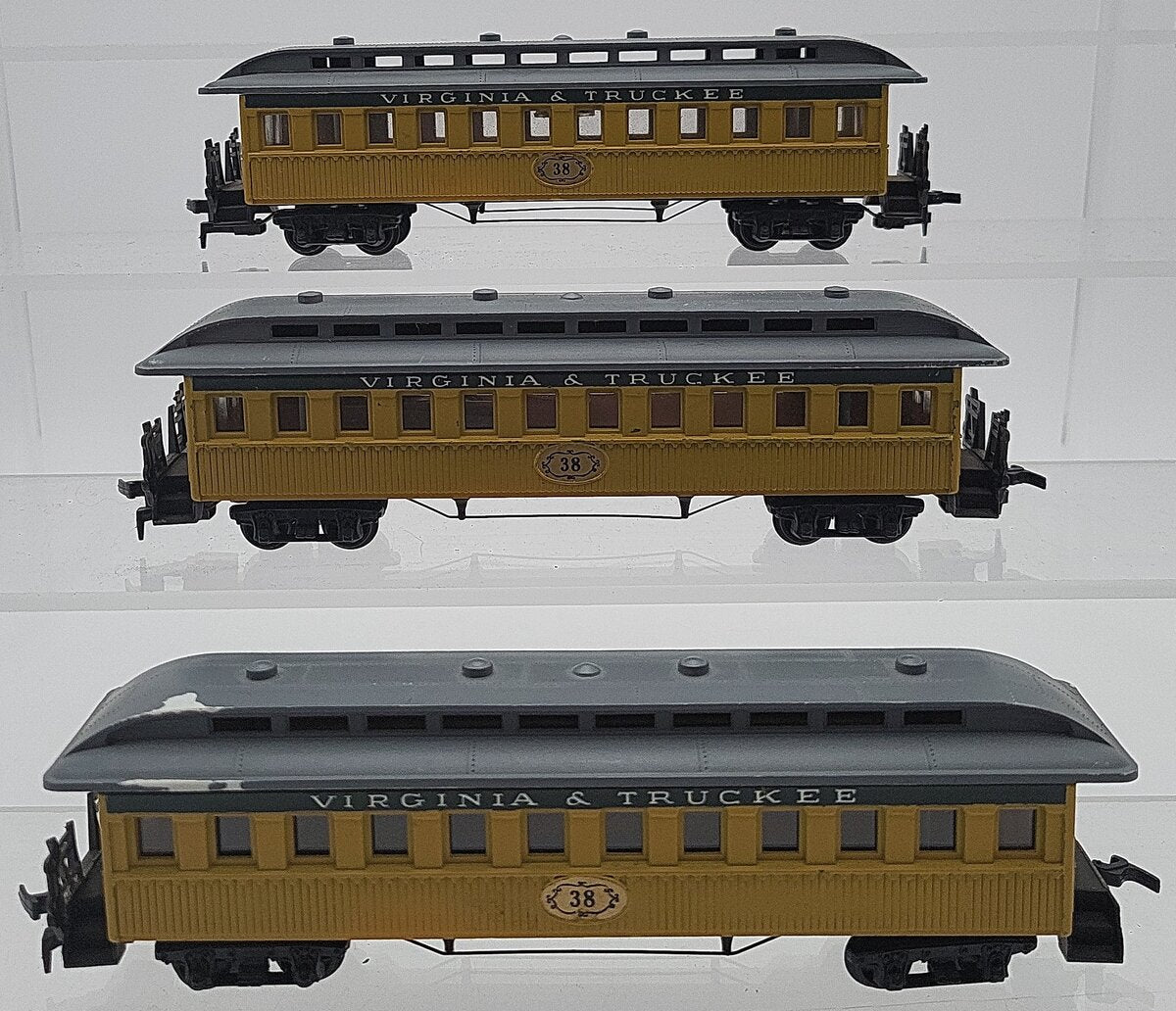 Pocher HO Scale Assorted Virginia & Truckee Passenger Cars: 38 [3] VG