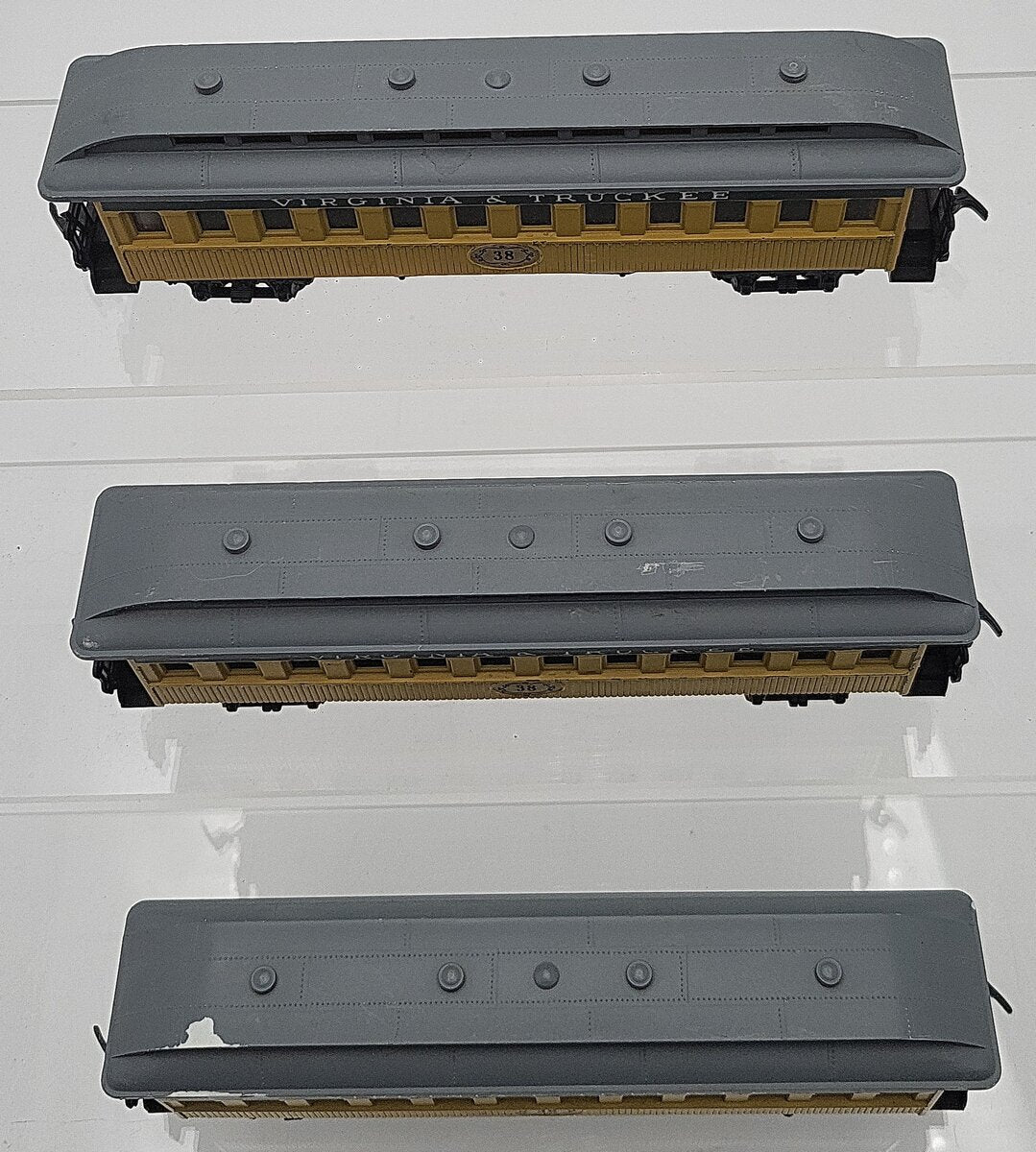 Pocher HO Scale Assorted Virginia & Truckee Passenger Cars: 38 [3] VG