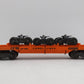 Lionel 636255 Vintage O Lionel Lines Flatcar w/ Trucks EX