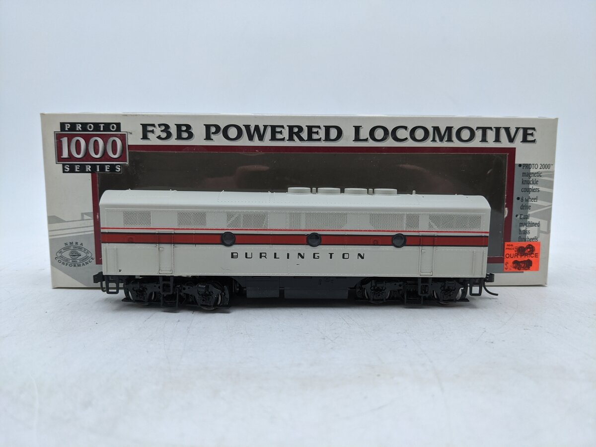 Proto 1000 23965 CB&Q F3B Powered B-Unit #120B EX/Box