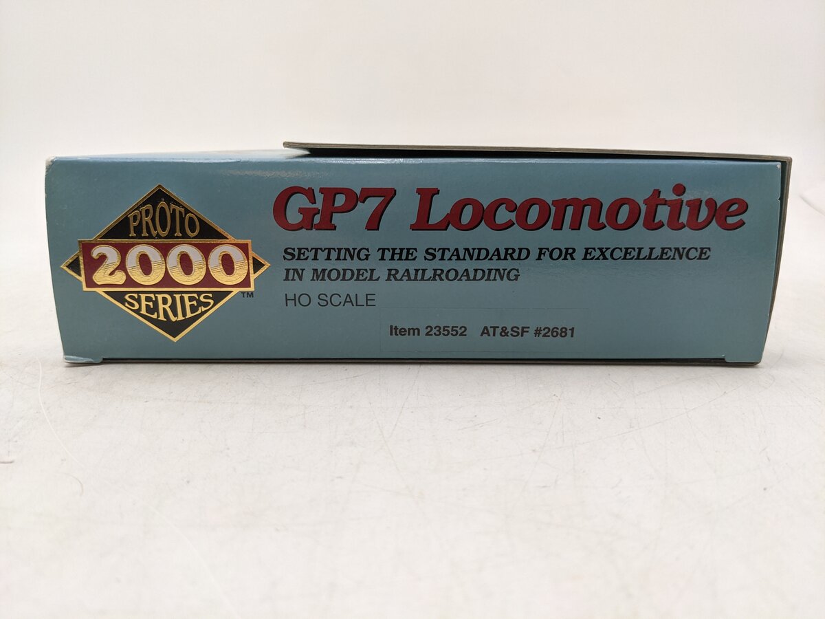 Proto 2000 23552 HO Scale ATSF GP-7 Diesel Locomotive #2681 EX/Box