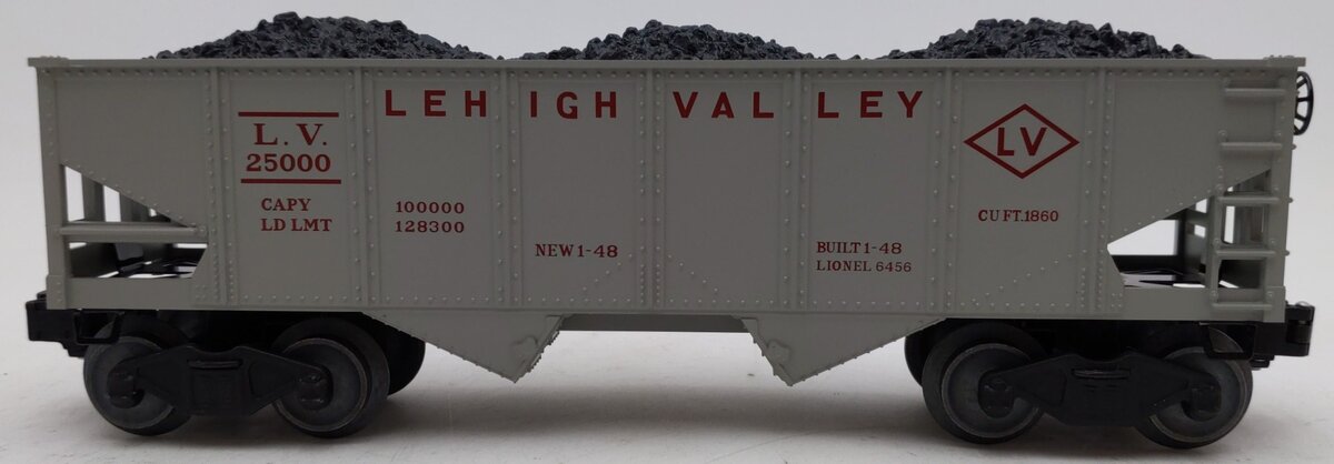 Lionel 6-31776 Lehigh Valley Hopper Car #25000 with Coal Load EX/Box