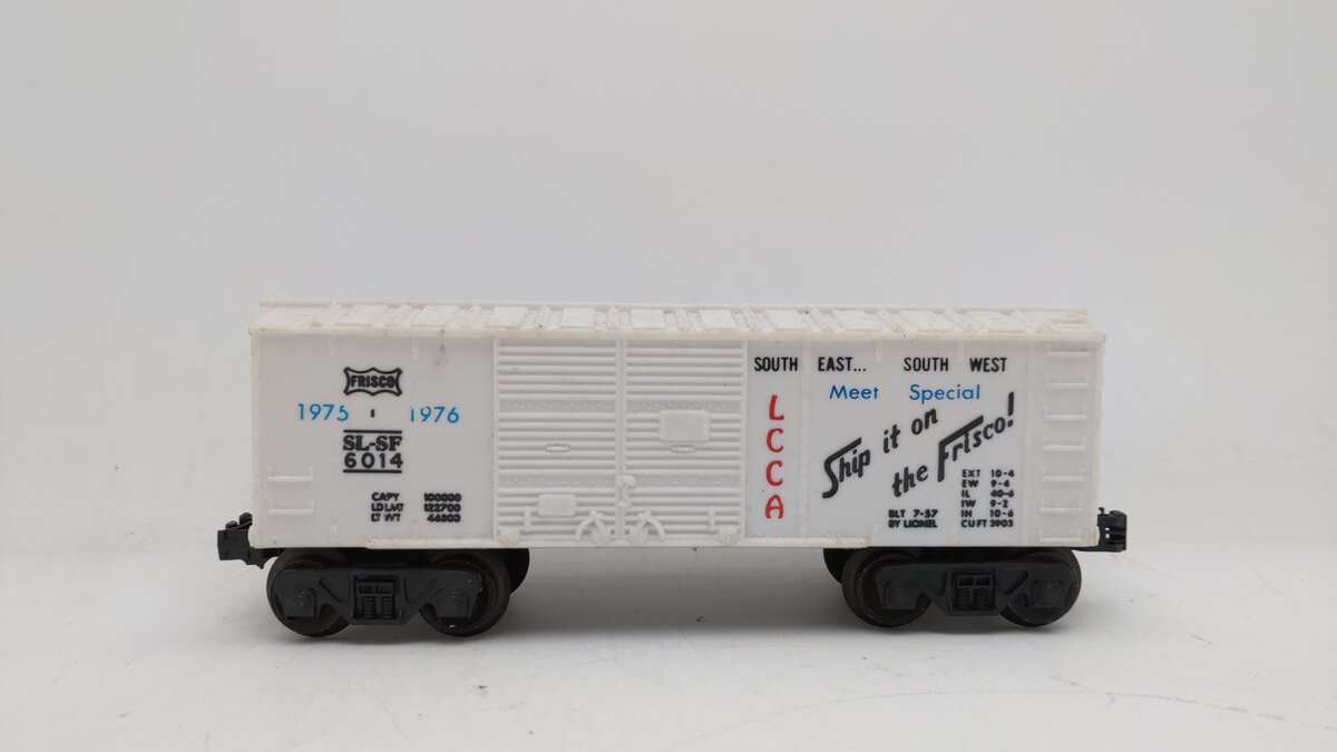 Lionel 6-6014-900 O Gauge SLSF LCCA Meet Special Boxcar EX/Box