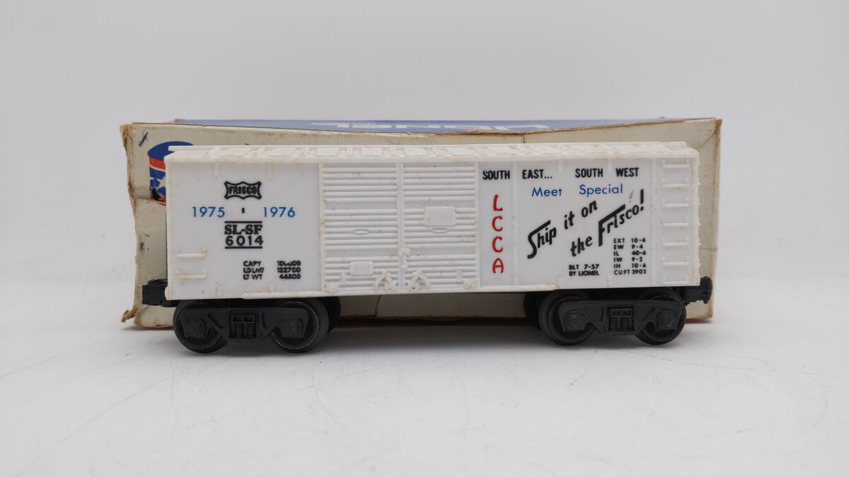 Lionel 6-6014-900 O Gauge SLSF LCCA Meet Special Boxcar EX/Box