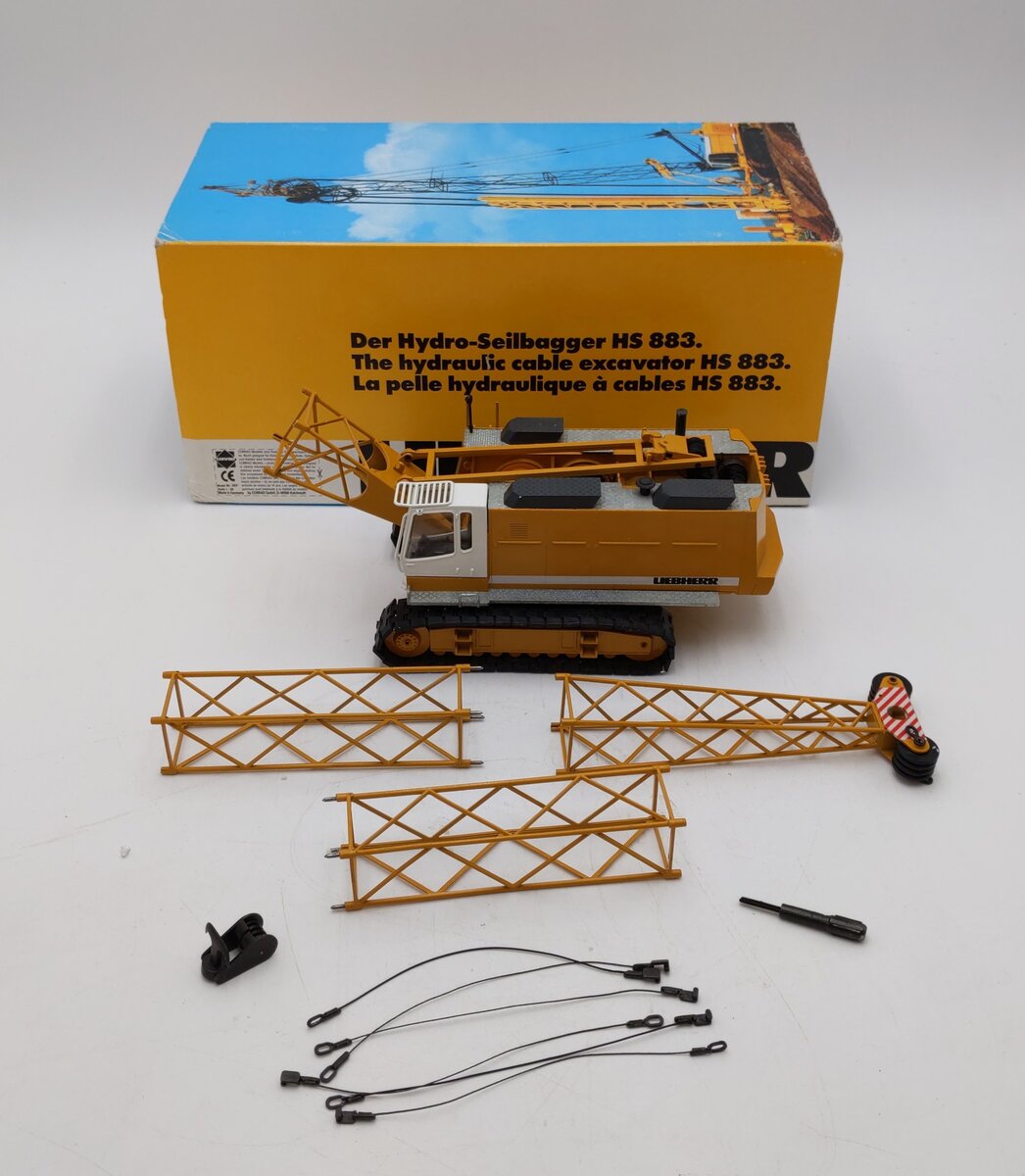 Conrad 2831 1:50 Scale LIEBHERR HS 883 Lattice Boom Crane NIB