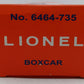Lionel 6-27780 Conventional Classics New Haven Boxcar "6464-735 EX/Box