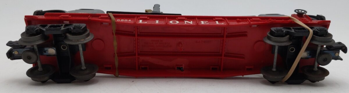 Lionel 6804 Vintage O Flatcar w/ USMC AA Gun Truck & Sound Truck VG/Box