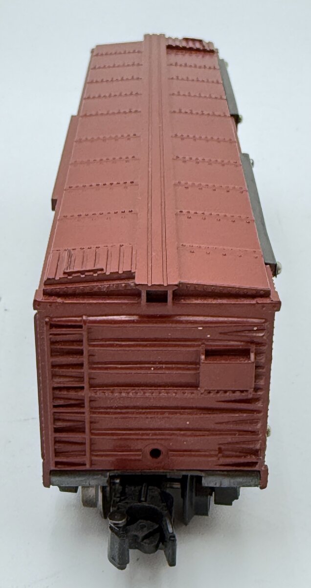 American Flyer 957 VIntage S Erie Operating Tuscan/White Boxcar VG