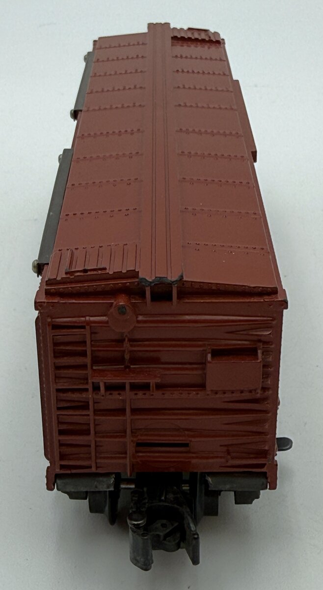 American Flyer 957 VIntage S Erie Operating Tuscan/White Boxcar VG