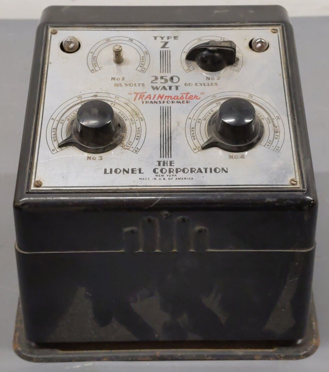 Lionel O Postwar Type Z 250 Watt Trainmaster Transformer VG