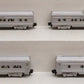 American Flyer 6-48944 S Scale Santa Fe Super Chief 4-Car Passenger Set VG/Box