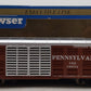 Bowser K-11 HO Scale Pennsylvania Railroad 40' Stock Car #130554 LN/Box
