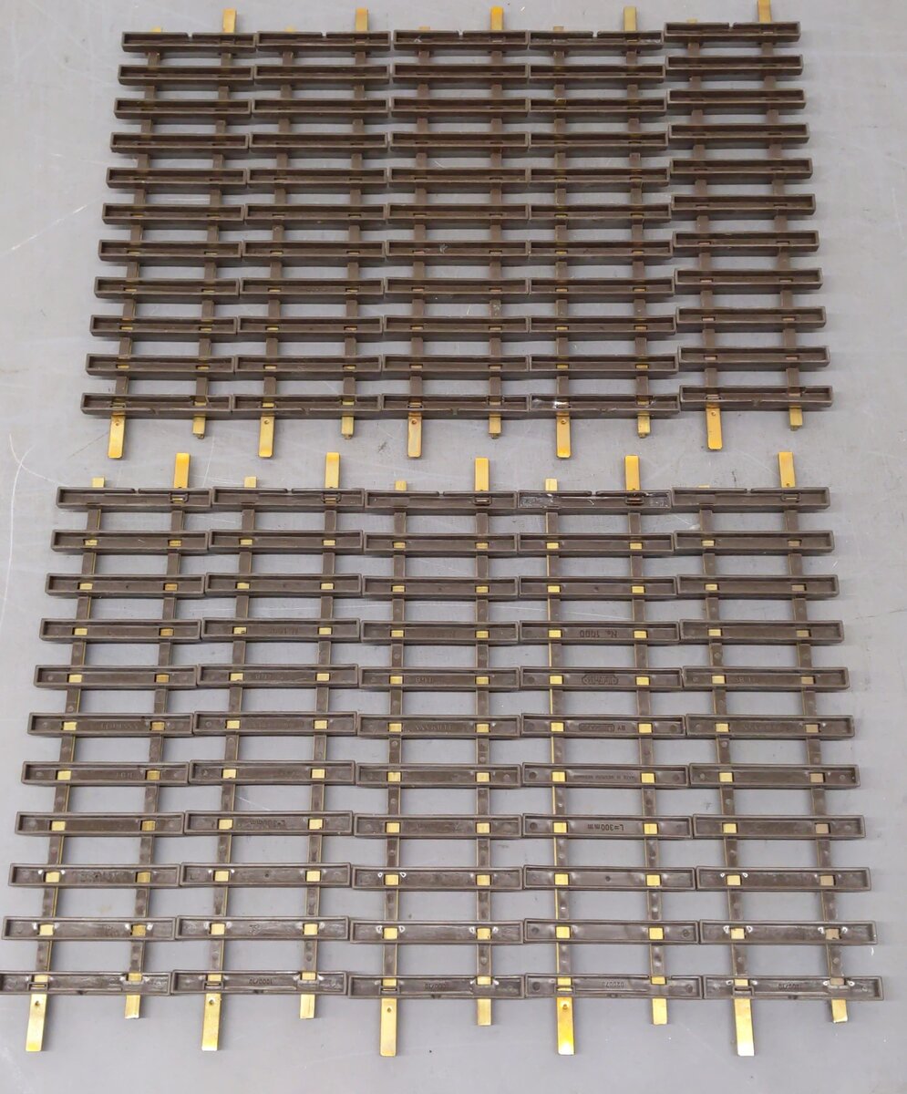 LGB 1000 G Scale 12 Inch Straight Track Sections (10) EX/Box