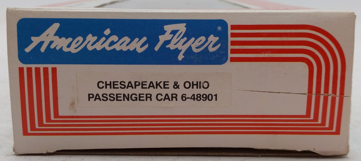 American Flyer 6-48901 S Gauge Chesapeake & Ohio Passenger Coach Car VG/Box