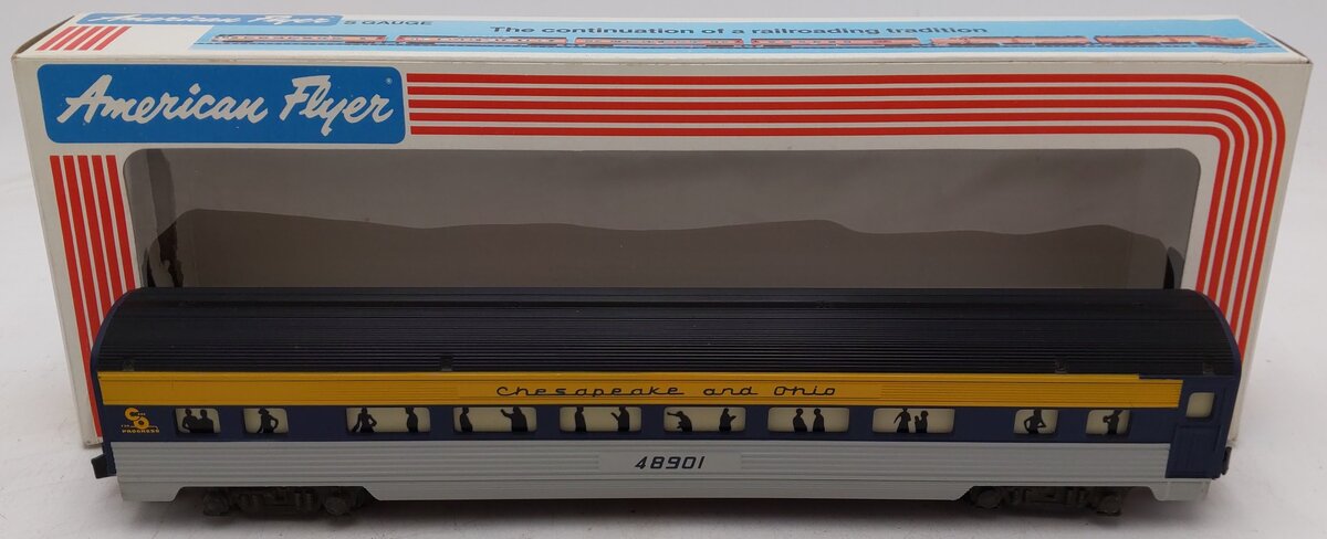 American Flyer 6-48901 S Gauge Chesapeake & Ohio Passenger Coach Car VG/Box