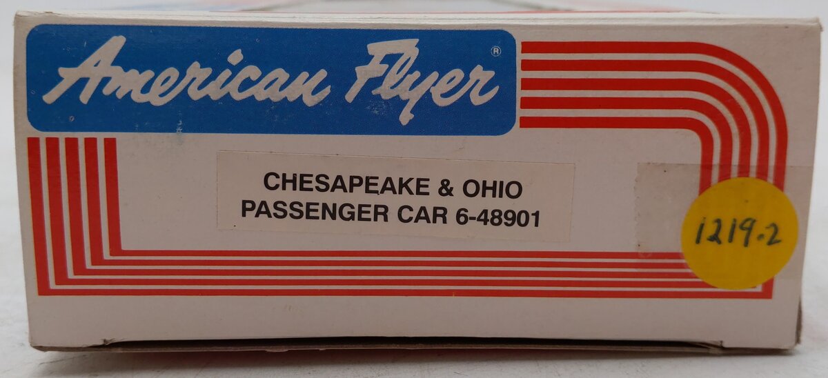 American Flyer 6-48901 S Gauge Chesapeake & Ohio Passenger Coach Car VG/Box