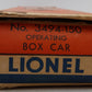 Lionel 3494-150 VIntage O Missouri Pacific Operating Boxcar VG/Box