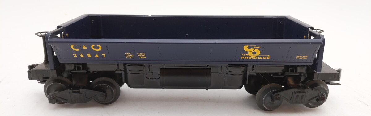 Lionel 6-26847 O Gauge C&O Operating Coal Dump Car EX/Box
