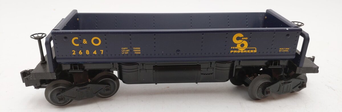 Lionel 6-26847 O Gauge C&O Operating Coal Dump Car EX/Box