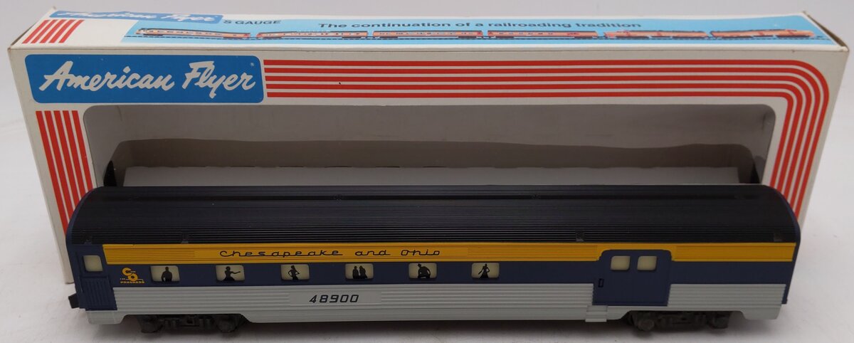 American Flyer 6-48900 S Gauge Chesapeake & Ohio Combination Car VG/Box