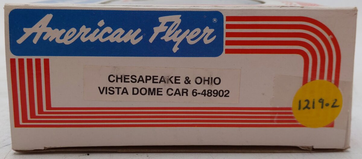 American Flyer 6-48902 S Gauge Chesapeake & Ohio Vista Dome Car EX/Box