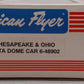 American Flyer 6-48902 S Gauge Chesapeake & Ohio Vista Dome Car EX/Box
