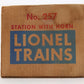 Lionel 257 Vintage O Freight Station w/ Diesel Horn EX/Box