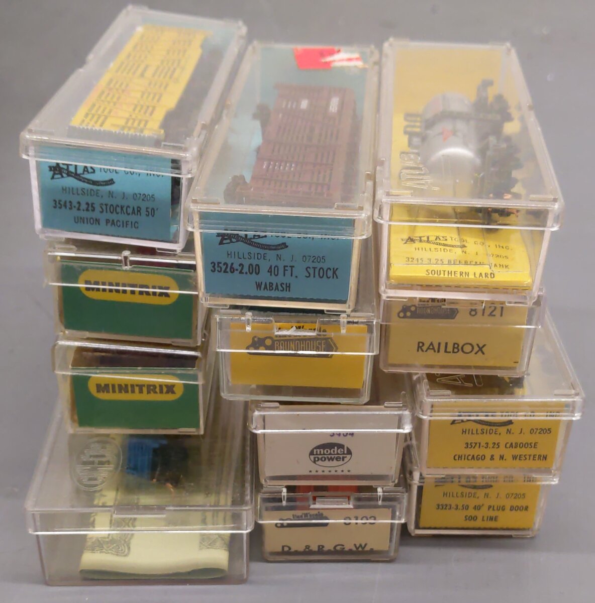Trix, Kato & Other N Scale Assorted Freight Cars [13] EX/Box