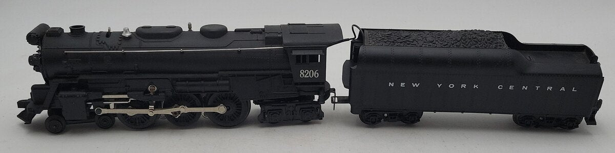 Lionel 6-8206 O Gauge New York Central Hudson 4-6-4 Steam Locomotive & Tender VG
