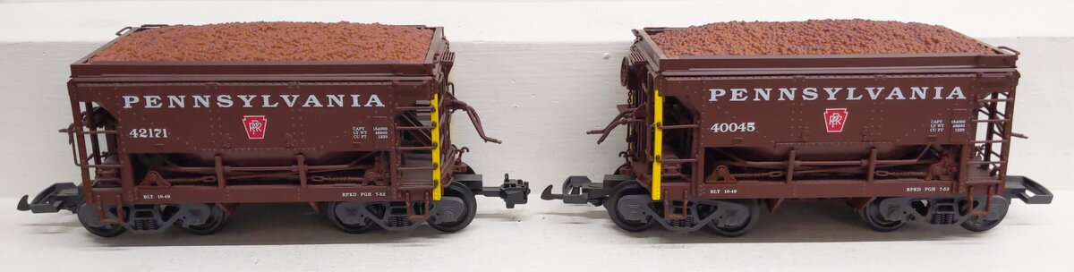 LGB 40045 G Scale Pennsylvania Ore Car (Set of 2) LN